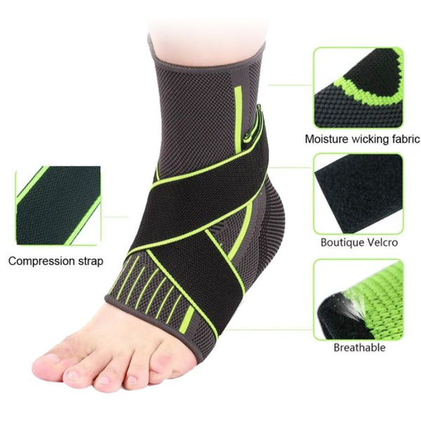 Bodyassist Contoured 3D Sports Ankle with Dual Strap Locks - Blaxland Day and Night Pharmacy