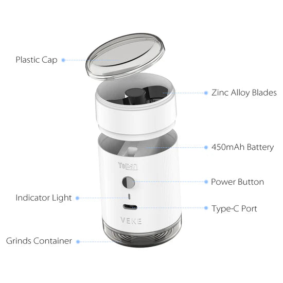 Yocan Veke Electric Pocket Grinder - Blaxland Day and Night Pharmacy